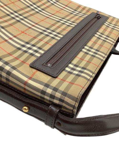 BURBERRY（バーバリー）BURBERRY (バーバリー) ワンショルダーバッグ　ホース ブラウンの古着・服飾アイテム