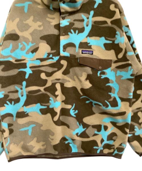 Patagonia（パタゴニア）Patagonia (パタゴニア) シンチラフリーススナップT　迷彩柄　2016年製 カーキ×ブルー サイズ:Lの古着・服飾アイテム