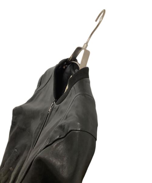 DIESEL（ディーゼル）DIESEL (ディーゼル) ラムレザージャケット ブラック サイズ:XSの古着・服飾アイテム