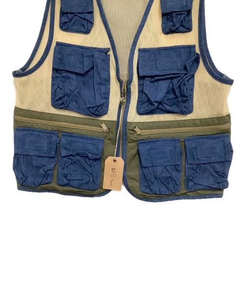 orSlow（オアスロウ）orSlow (オアスロウ) デニムメッシュベスト インディゴ×ベージュ サイズ:2の古着・服飾アイテム