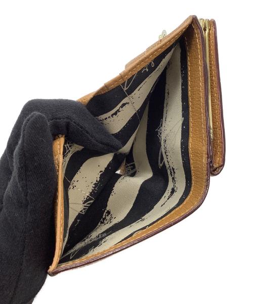 Vivienne Westwood（ヴィヴィアンウエストウッド）Vivienne Westwood (ヴィヴィアンウエストウッド) がま口財布 ブラウンの古着・服飾アイテム