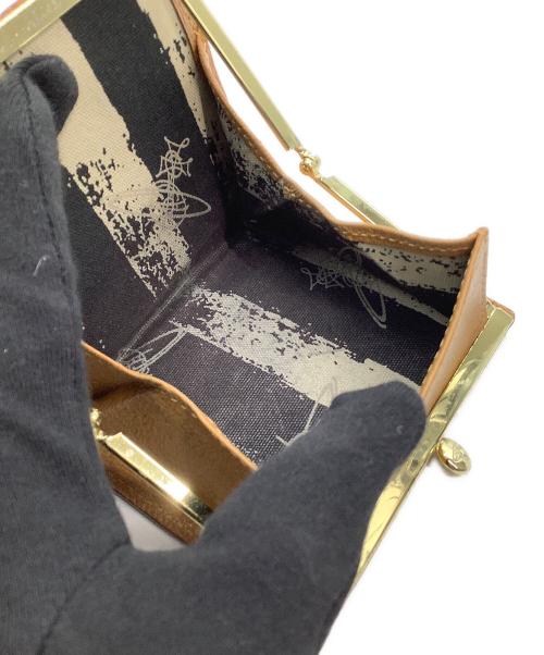 Vivienne Westwood（ヴィヴィアンウエストウッド）Vivienne Westwood (ヴィヴィアンウエストウッド) がま口財布 ブラウンの古着・服飾アイテム