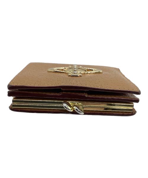 Vivienne Westwood（ヴィヴィアンウエストウッド）Vivienne Westwood (ヴィヴィアンウエストウッド) がま口財布 ブラウンの古着・服飾アイテム