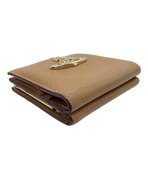 Vivienne Westwood（ヴィヴィアンウエストウッド）Vivienne Westwood (ヴィヴィアンウエストウッド) がま口財布 ブラウンの古着・服飾アイテム