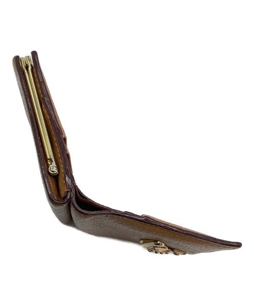 Vivienne Westwood（ヴィヴィアンウエストウッド）Vivienne Westwood (ヴィヴィアンウエストウッド) がま口財布 ブラウンの古着・服飾アイテム