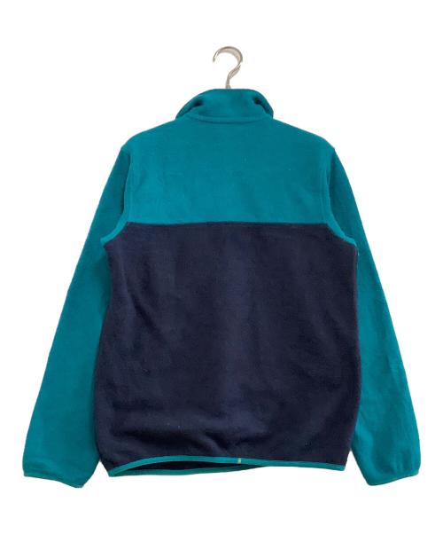 Patagonia（パタゴニア）Patagonia (パタゴニア) ジャケット　ウィメンズ・ライトウェイト・シンチラ・スナップT・プルオーバー ターコイズ×ネイビー サイズ:XSの古着・服飾アイテム