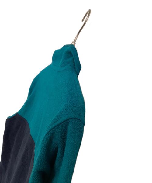 Patagonia（パタゴニア）Patagonia (パタゴニア) ジャケット　ウィメンズ・ライトウェイト・シンチラ・スナップT・プルオーバー ターコイズ×ネイビー サイズ:XSの古着・服飾アイテム