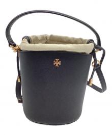 TORY BURCH（トリーバーチ）の古着「ショルダーバッグ　ロビンソン ミニバケット」｜ブラック