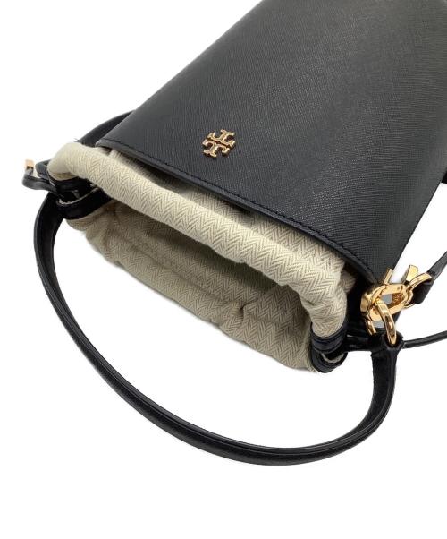 TORY BURCH（トリーバーチ）TORY BURCH (トリーバーチ) ショルダーバッグ　ロビンソン ミニバケット ブラックの古着・服飾アイテム