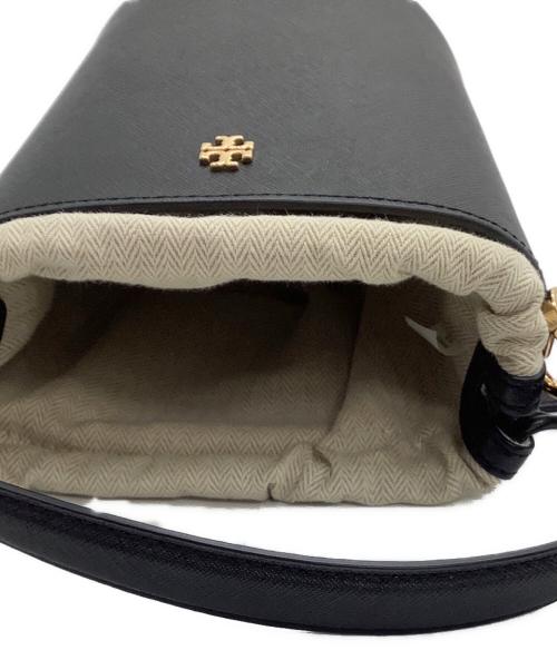 TORY BURCH（トリーバーチ）TORY BURCH (トリーバーチ) ショルダーバッグ　ロビンソン ミニバケット ブラックの古着・服飾アイテム
