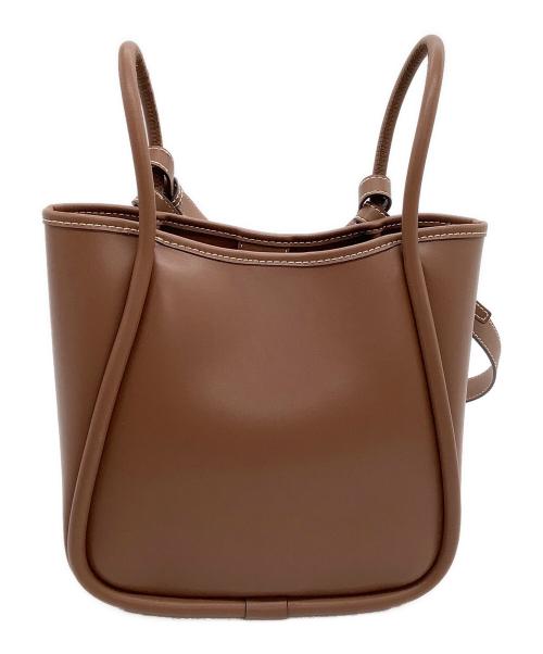 CHARLES & KEITH（チャールズアンドキース）CHARLES & KEITH (チャールズアンドキース) ハンドバッグ ライラ チューブラスラウチートートバッグ チョコレートの古着・服飾アイテム