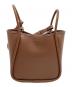 CHARLES & KEITH (チャールズアンドキース) ハンドバッグ ライラ チューブラスラウチートートバッグ チョコレート：12000円