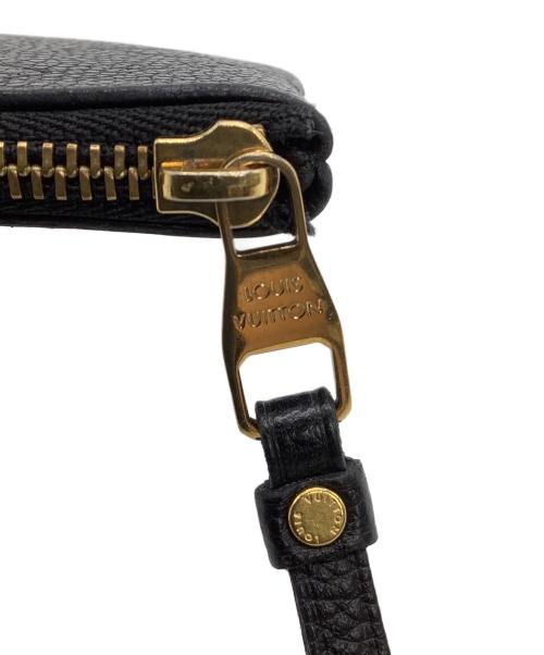 LOUIS VUITTON（ルイ ヴィトン）LOUIS VUITTON (ルイ ヴィトン) コインケース ポシェット・クレ コインケース アンプラント ブラックの古着・服飾アイテム