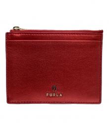 FURLA（フルラ）の古着「カードケース CAMELIA」｜レッド
