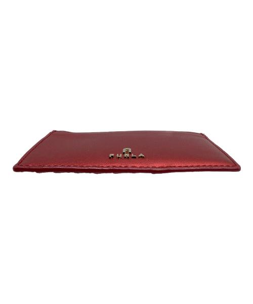 FURLA（フルラ）FURLA (フルラ) カードケース CAMELIA レッドの古着・服飾アイテム