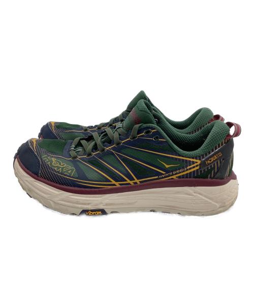 HOKAONEONE（ホカオネオネ）HOKAONEONE (ホカオネオネ) ローカットスニーカー U MAFATE SPEED 2 グリーン サイズ:28の古着・服飾アイテム