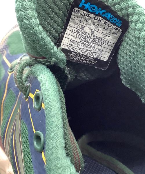 HOKAONEONE（ホカオネオネ）HOKAONEONE (ホカオネオネ) ローカットスニーカー U MAFATE SPEED 2 グリーン サイズ:28の古着・服飾アイテム