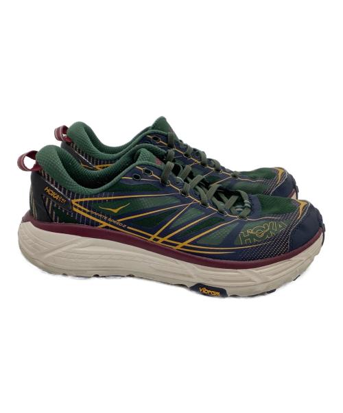 HOKAONEONE（ホカオネオネ）HOKAONEONE (ホカオネオネ) ローカットスニーカー U MAFATE SPEED 2 グリーン サイズ:28の古着・服飾アイテム