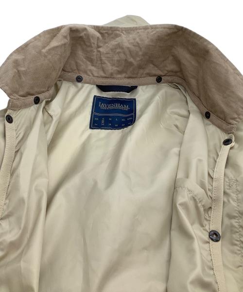 LAVENHAM（ラベンハム）LAVENHAM (ラベンハム) ナイロンコート ベージュ サイズ:Sの古着・服飾アイテム
