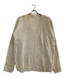 HELMUT LANG（ヘルムートラング）の古着「厚手ニット」｜ベージュ