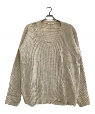 中古・古着通販】HELMUT LANG (ヘルムートラング) 厚手ニット ベージュ