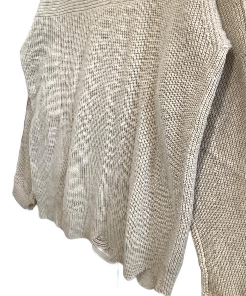 HELMUT LANG（ヘルムートラング）HELMUT LANG (ヘルムートラング) 厚手ニット ベージュ サイズ:Sの古着・服飾アイテム
