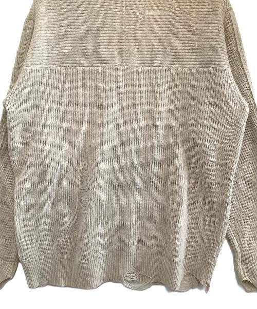 HELMUT LANG（ヘルムートラング）HELMUT LANG (ヘルムートラング) 厚手ニット ベージュ サイズ:Sの古着・服飾アイテム