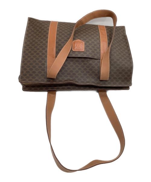 CELINE（セリーヌ）CELINE (セリーヌ) トートバッグ　マカダム ブラウンの古着・服飾アイテム