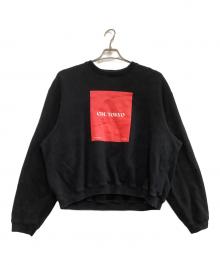 CDL TOKYO（シー・ディー・エル）の古着「スウェット　BOX LOGO SWEATSHIRTS」｜ブラック