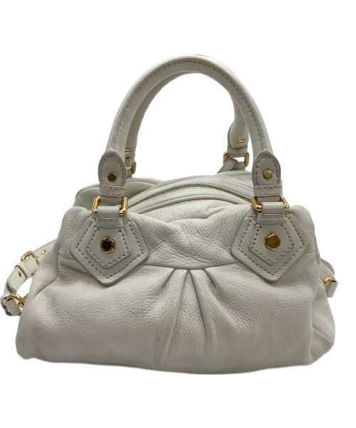 Marc by Marc Jacobs（マークバイマークジェイコブス）Marc by Marc Jacobs (マークバイマークジェイコブス) 2WAYバッグ　CLASSIC Q ホワイトの古着・服飾アイテム