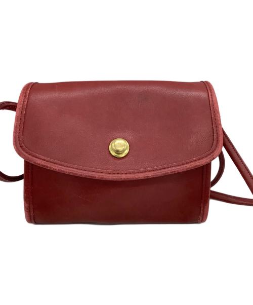 COACH（コーチ）COACH (コーチ) ショルダーバッグ　OLD COACH レッドの古着・服飾アイテム