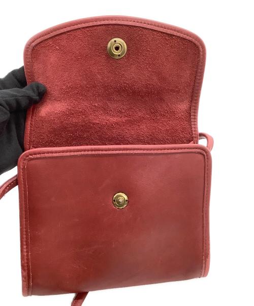 COACH（コーチ）COACH (コーチ) ショルダーバッグ　OLD COACH レッドの古着・服飾アイテム