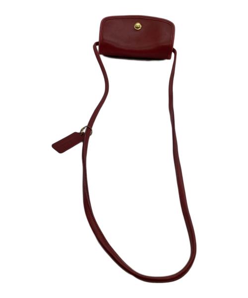 COACH（コーチ）COACH (コーチ) ショルダーバッグ　OLD COACH レッドの古着・服飾アイテム