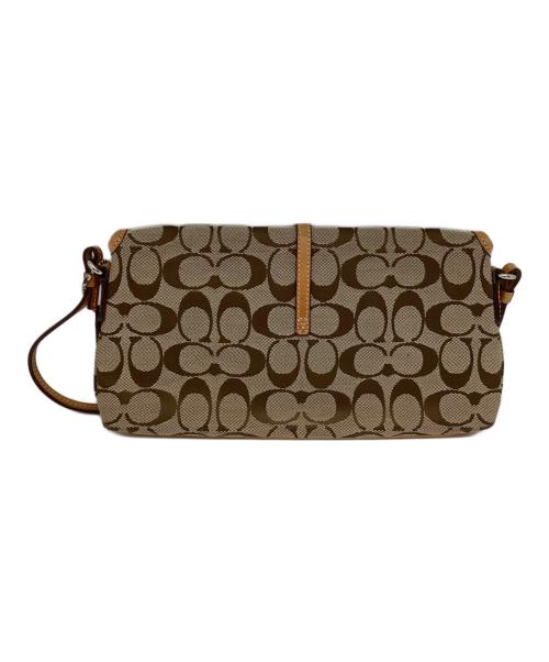 COACH（コーチ）COACH (コーチ) ワンショルダーバッグ　シグネチャー　クリップデミ ベージュの古着・服飾アイテム