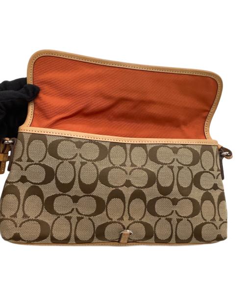 COACH（コーチ）COACH (コーチ) ワンショルダーバッグ　シグネチャー　クリップデミ ベージュの古着・服飾アイテム