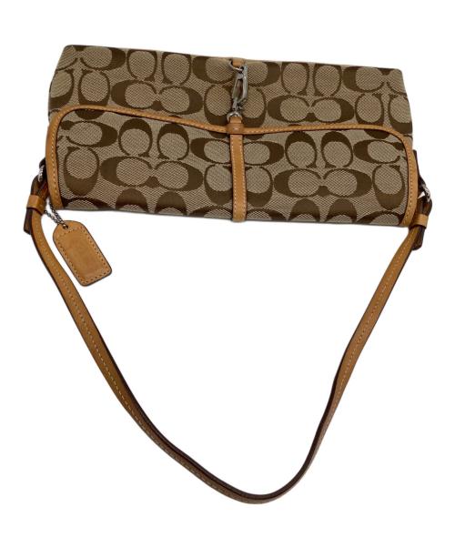 COACH（コーチ）COACH (コーチ) ワンショルダーバッグ　シグネチャー　クリップデミ ベージュの古着・服飾アイテム