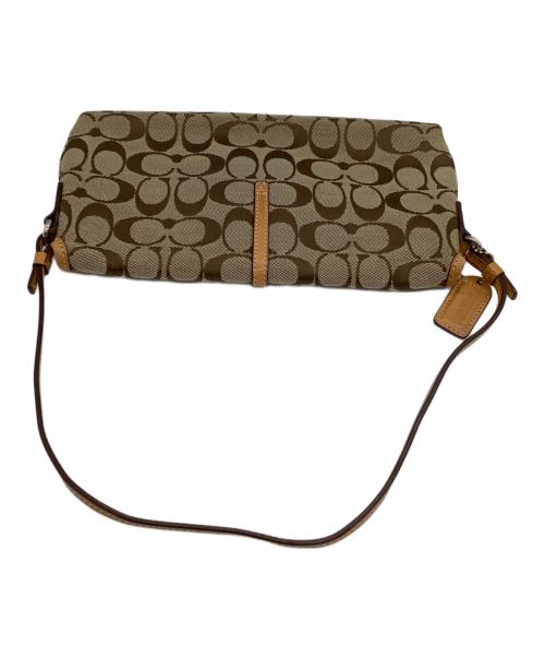 COACH（コーチ）COACH (コーチ) ワンショルダーバッグ　シグネチャー　クリップデミ ベージュの古着・服飾アイテム