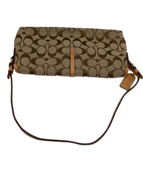 COACH（コーチ）COACH (コーチ) ワンショルダーバッグ　シグネチャー　クリップデミ ベージュの古着・服飾アイテム