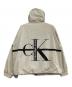Calvin Klein (カルバンクライン) フーデッドジャケット ブラック×ベージュ サイズ:S：8000円