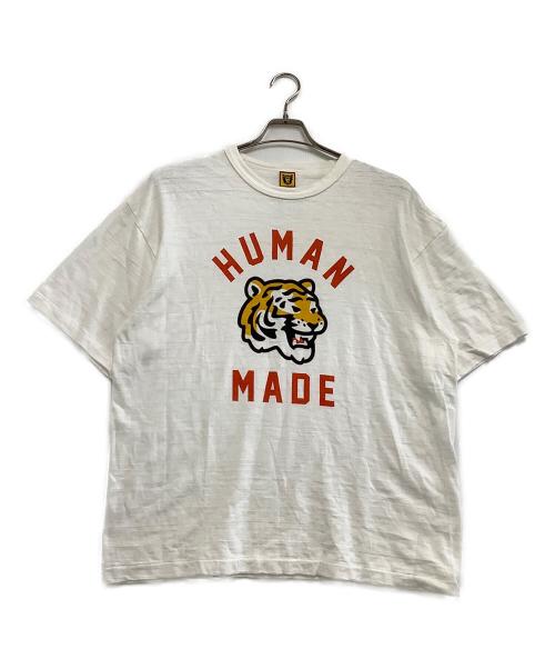 HUMAN MADE（ヒューマンメイド）HUMAN MADE (ヒューマンメイド) 半袖Tシャツ ホワイト サイズ:2XLの古着・服飾アイテム