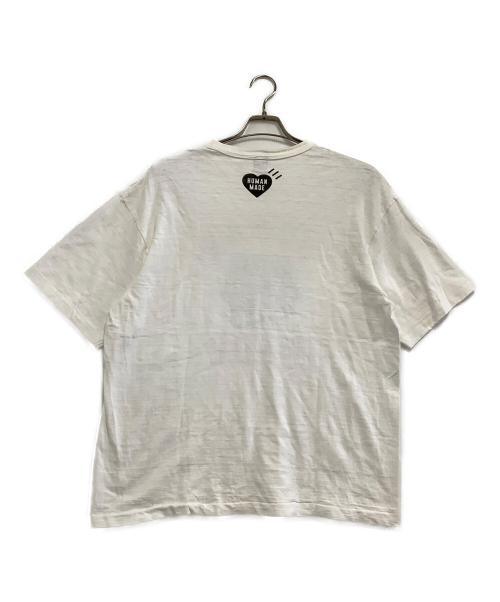 HUMAN MADE（ヒューマンメイド）HUMAN MADE (ヒューマンメイド) 半袖Tシャツ ホワイト サイズ:2XLの古着・服飾アイテム