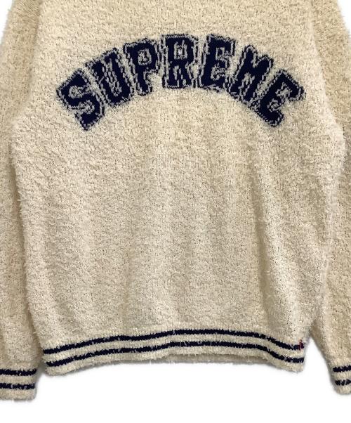SUPREME（シュプリーム）Supreme (シュプリーム) 薄手ニット　TEXTURED ARC SWEATER CREAM アイボリー サイズ:Mの古着・服飾アイテム