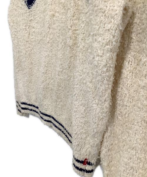SUPREME（シュプリーム）Supreme (シュプリーム) 薄手ニット　TEXTURED ARC SWEATER CREAM アイボリー サイズ:Mの古着・服飾アイテム