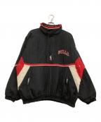 STARTERスターター）の古着「キルティングジャケット　BULLS」｜ブラック