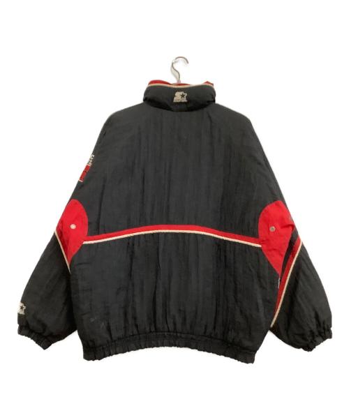 STARTER（スターター）STARTER (スターター) キルティングジャケット　BULLS ブラック サイズ:XLの古着・服飾アイテム