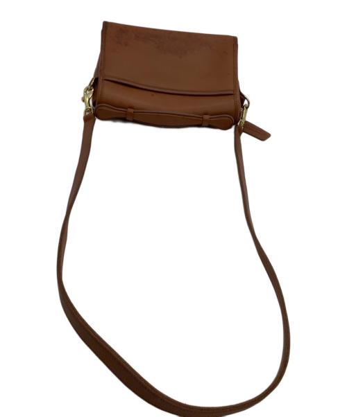COACH（コーチ）COACH (コーチ) レザーショルダーバッグ　OLD COACH ブラウンの古着・服飾アイテム