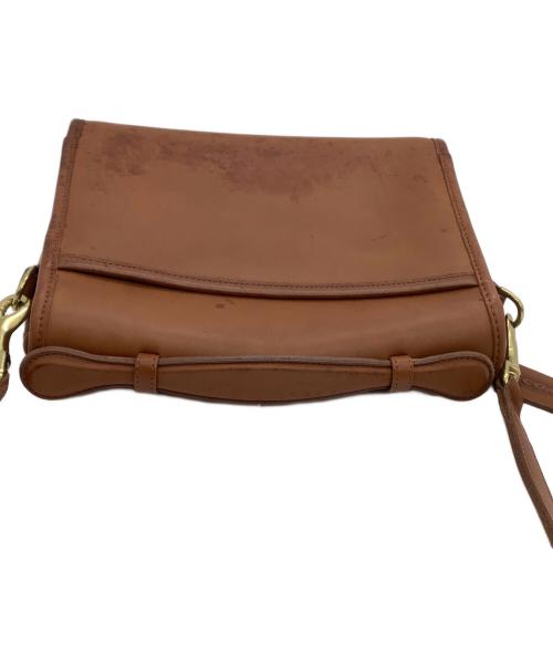 COACH（コーチ）COACH (コーチ) レザーショルダーバッグ　OLD COACH ブラウンの古着・服飾アイテム
