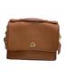 COACH (コーチ) レザーショルダーバッグ　OLD COACH ブラウン：15000円