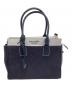 Kate Spade（ケイトスペード）の古着「2WAYバッグ」｜インディゴ×ホワイト