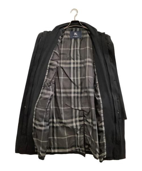 BURBERRY LONDON（バーバリーロンドン）BURBERRY LONDON (バーバリーロンドン) コート　裏地チェック ブラック サイズ:XLの古着・服飾アイテム